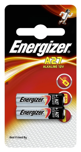Baterie Energizer 27A, A27, E27A, V27A, MN27, G27A, 12V, blistr 2ks
