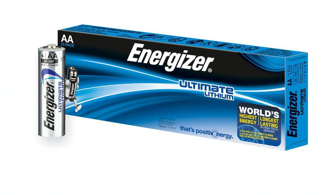 Baterie Energizer Ultimate Lithium AA, LR6, tužková, 1,5V, 10 ks