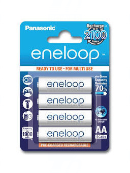 Baterie Panasonic Eneloop BK-3MCDE, AA 2000mAh, EKO blistr 4 ks