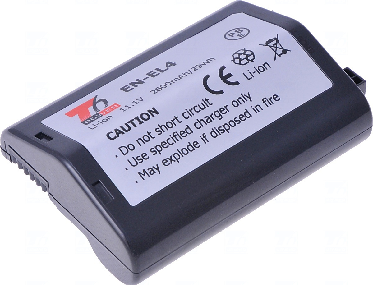Baterie T6 Power EN-EL4, EN-EL4a, EN-EL4e