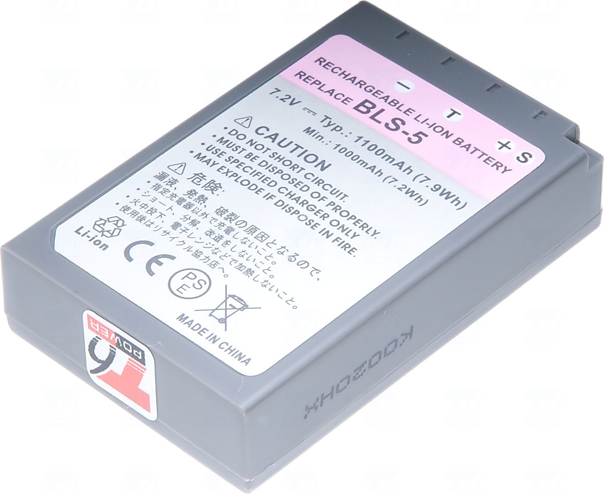 Baterie T6 Power BLS-5, PS-BLS5, BLS-50, PS-BLS50
