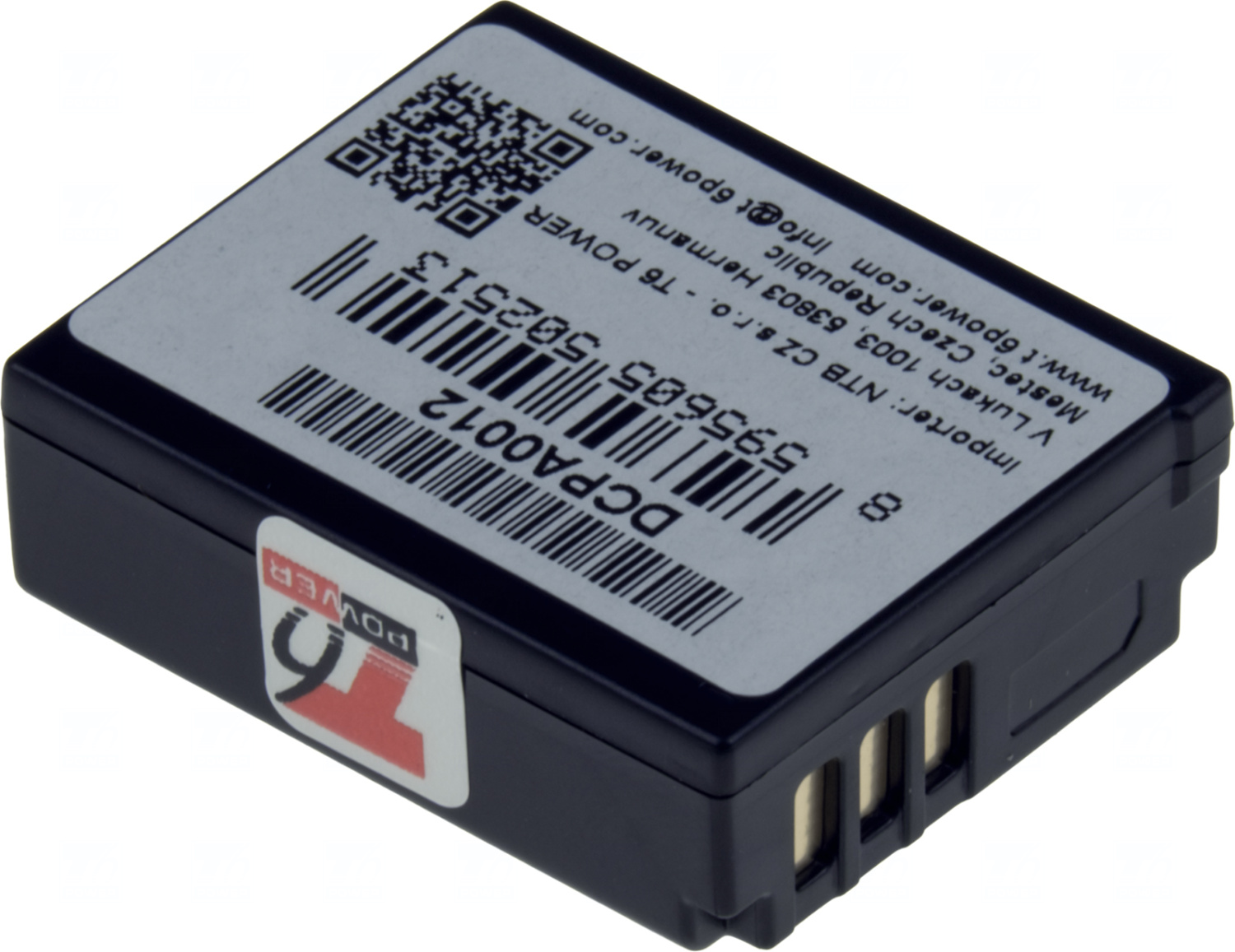 Baterie T6 Power CGA-S007, CGA-S007A/1B, CGA-S007E, CGR-S007E, CGR-S007E/1B, DMW-BCD10