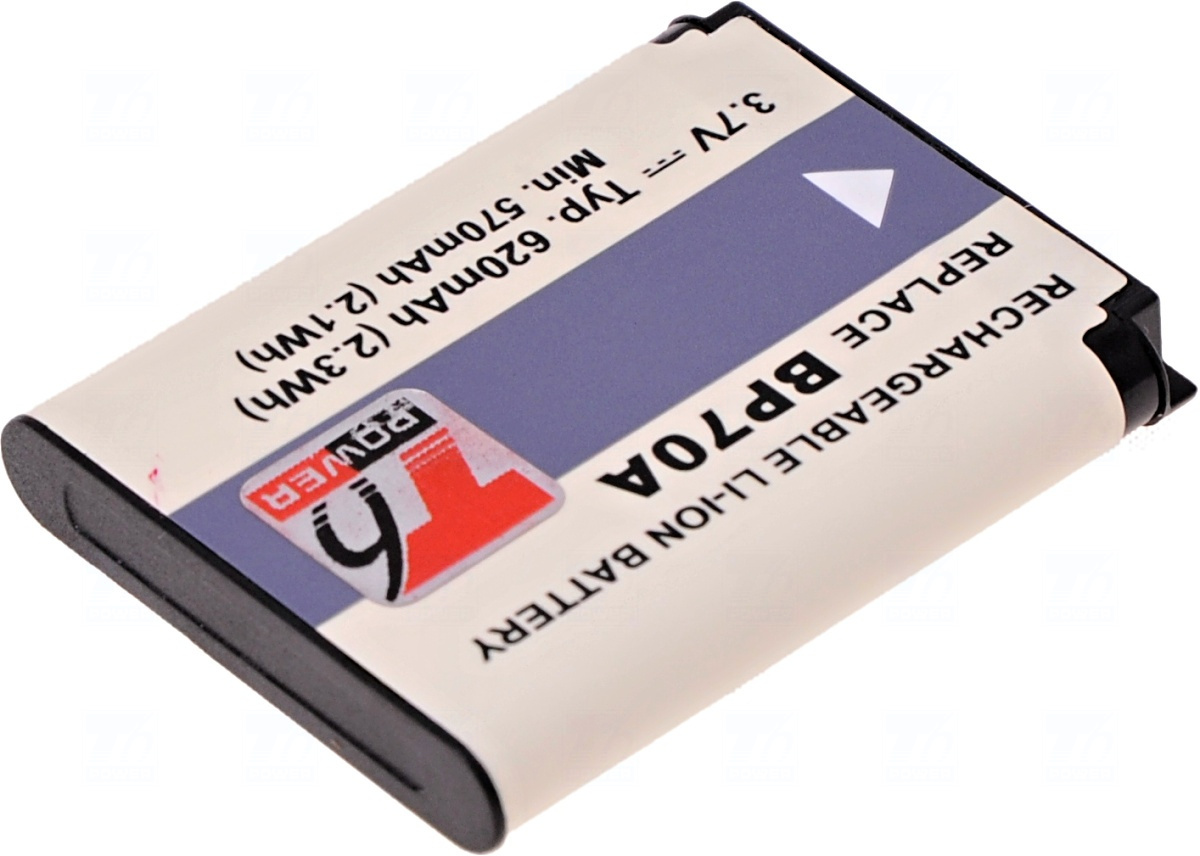 Baterie T6 Power BP-70A, SLB-70A, BP70A