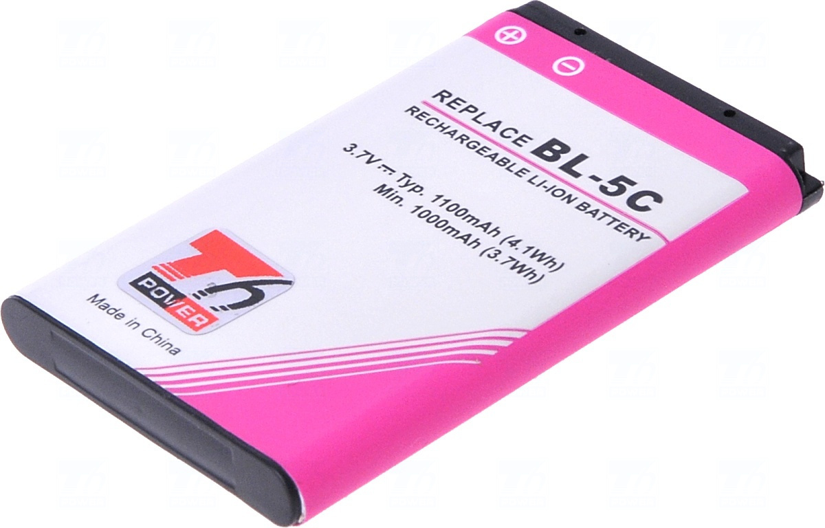 Baterie T6 power BL-5C, BL-5CB, BR-5C, TB-5C, BL-5CA, 1100mAh, Li-ion