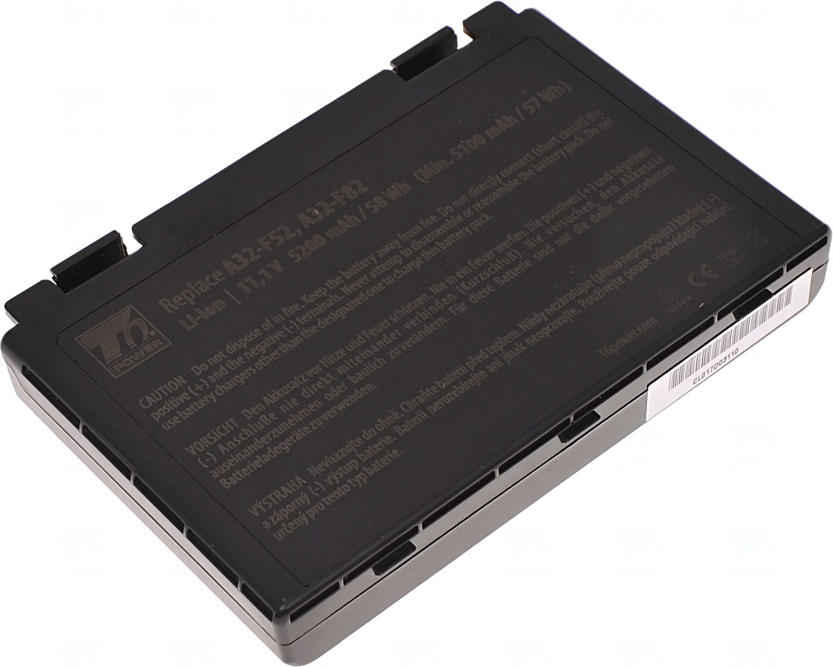 Baterie T6 Power A32-F52, A32-F82, L0690L6, 90-NVD1B1000Y, 70-NVJ1B1000Z, 70-NVJ1B1200Z, 70-NVK1B1200Z, 70-NVK1B1500Z, 70-NVP1B1200Z