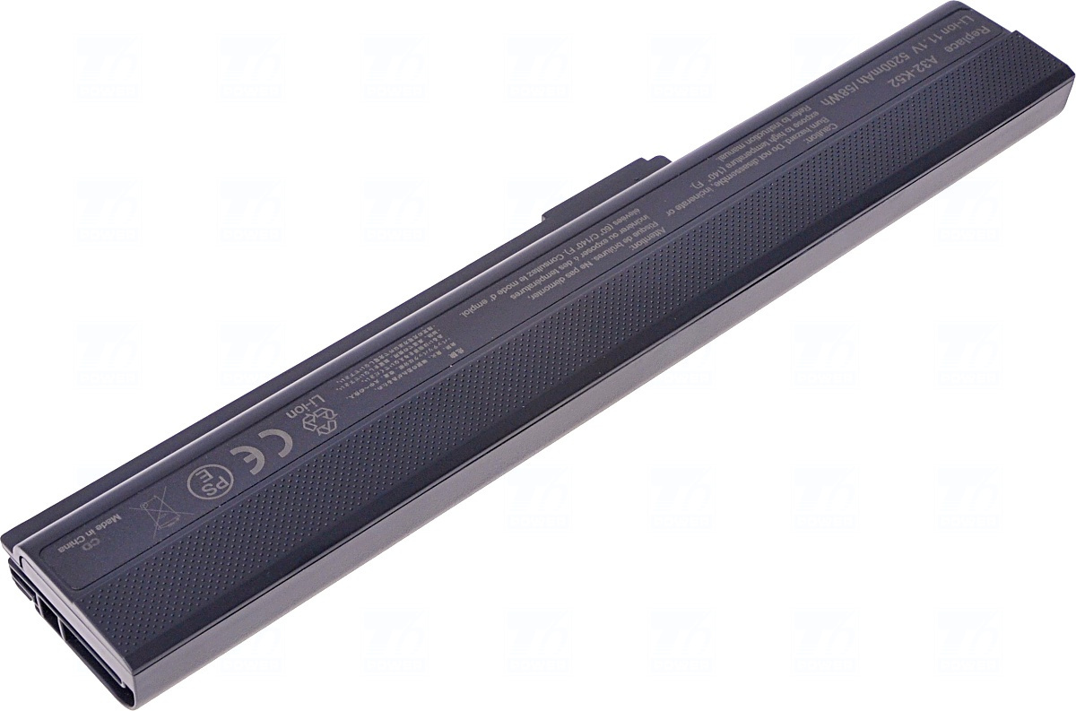 Baterie T6 Power A32-K52, A31-K52, 90-NXM1B2000Y, A41-K52, A42-K52, 70-NXM1B2200Z, A32-N82, A42-N82, A31-B53, A32-B53, A41-B53, A42-B53, A31-K42, A32-K42, 70-NXM1B2000Z, 90-NYX1B1000Y
