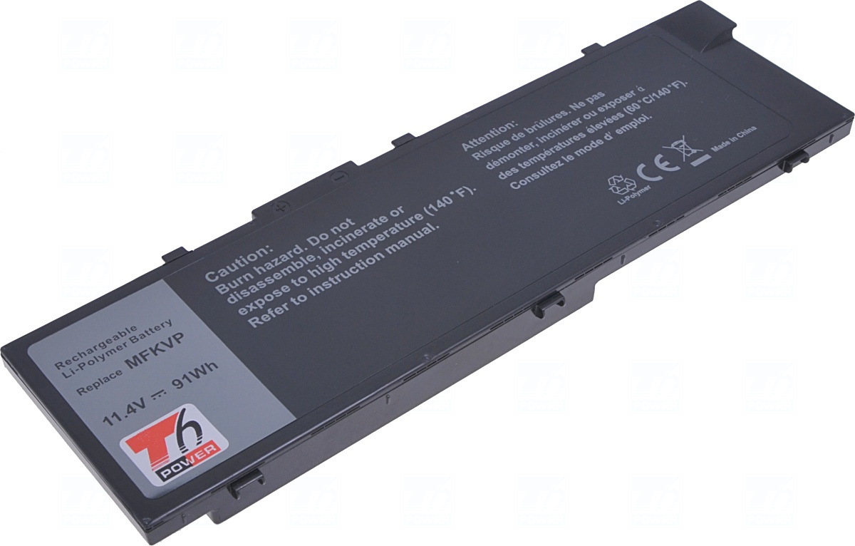 Baterie T6 Power 451-BBSE, 451-BBSD, 451-BBSB, 451-BBSF, 0FNY7, MFKVP, RDYCT, TWCPG, T05W1, 1G9VM, M28DH, XGY47, GR5D3, 451-BBPQ