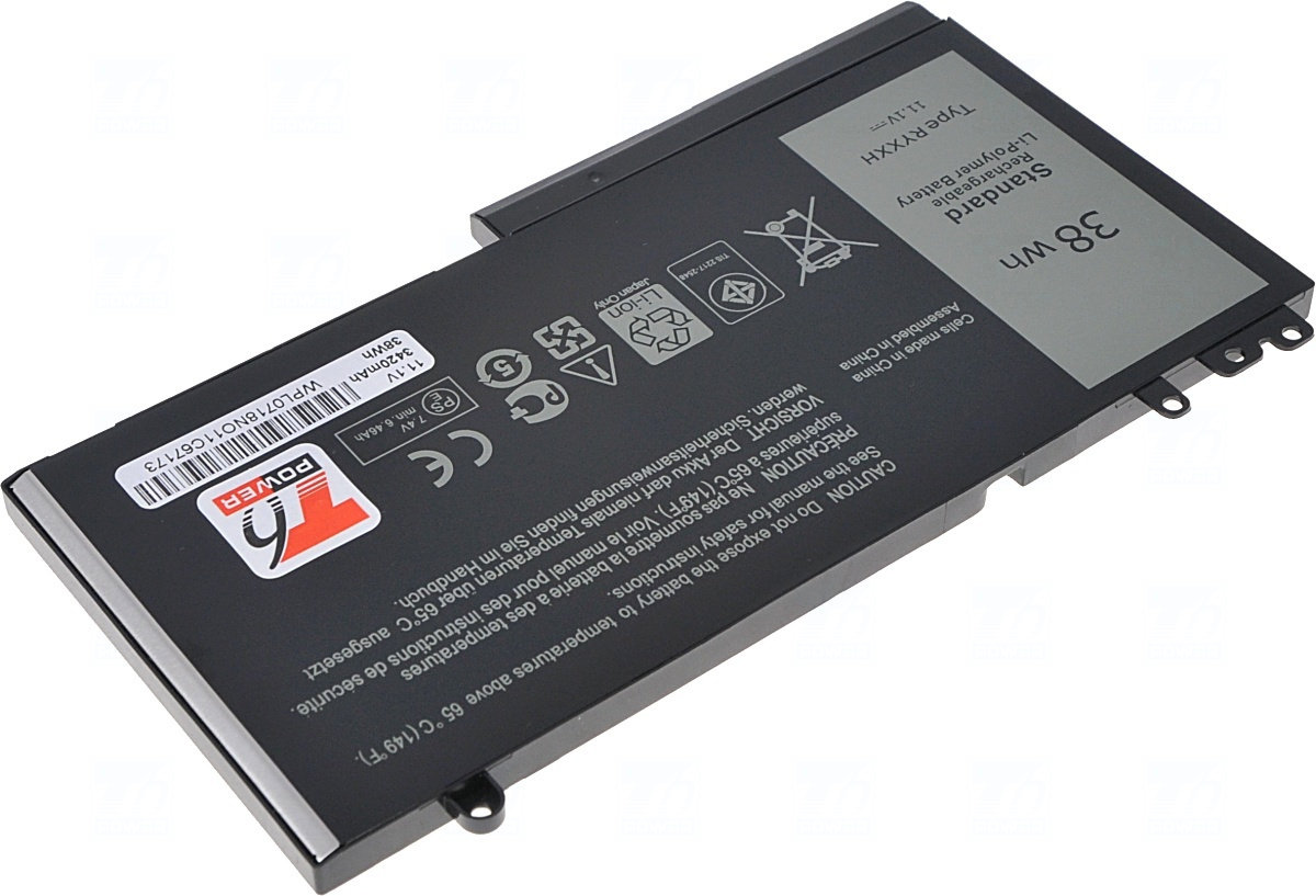 Baterie T6 Power RYXXH, 451-BBLJ, R5MD0, 2CP9F, 9P4D2, YD8XC, 5TFCY, VVXTW, 451-BBJR, VY9ND