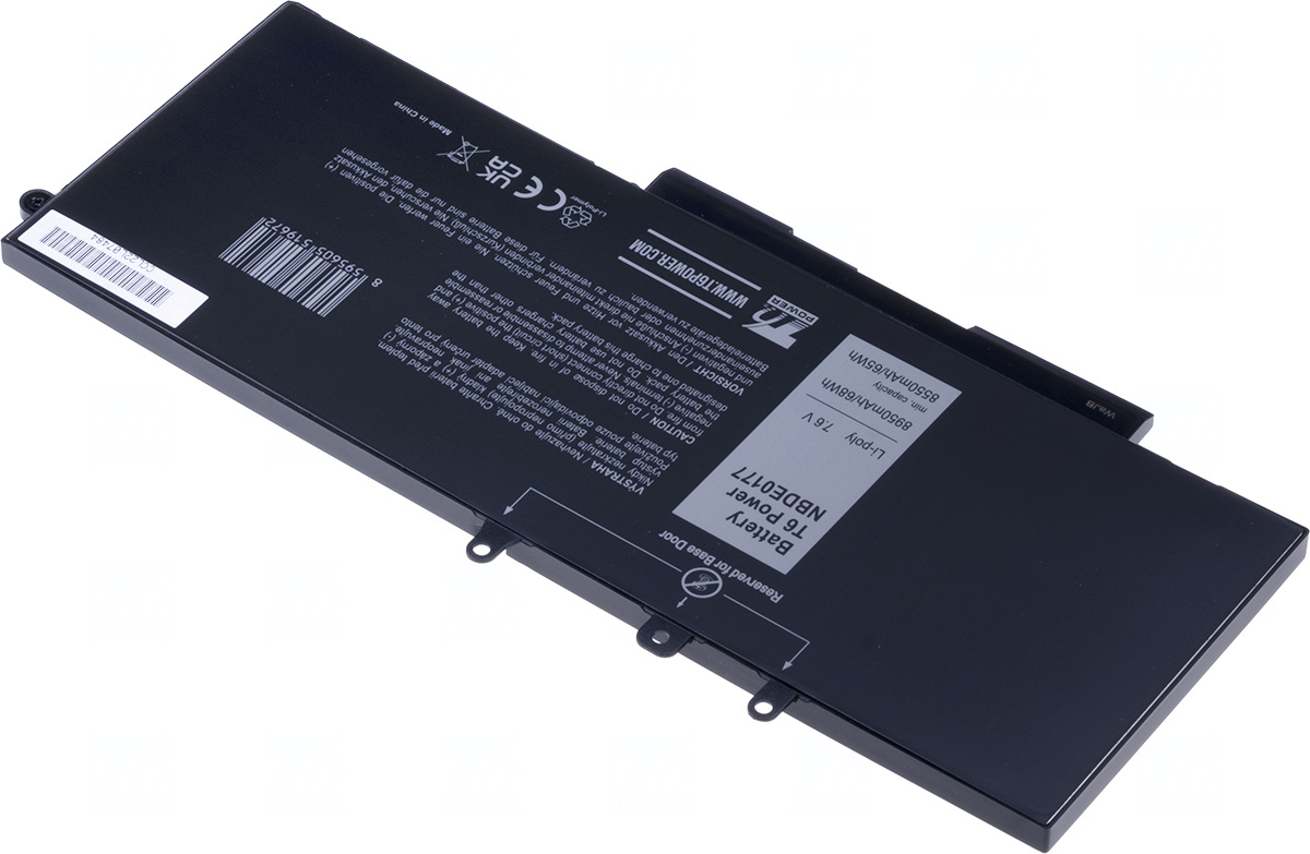 Baterie T6 Power 451-BBZG, GJKNX, 5YHR4, DY9NT, 451-BBZP, 049XH, MT31P, GD1JP, KCM82, FPT1C, DV9NT, 451-BBXV