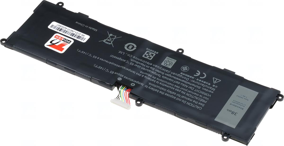 Baterie T6 Power 451-BBKH, 2H2G4, HFRC3, TXJ69