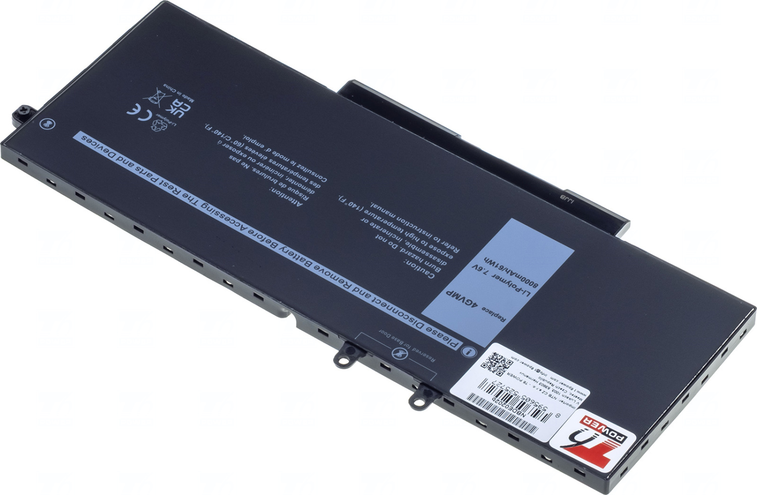 Baterie T6 Power 4GVMP, 451-BCNX, C5GV2, 9JRYT, RF7WM, X77XY, MCV1G, N35WM