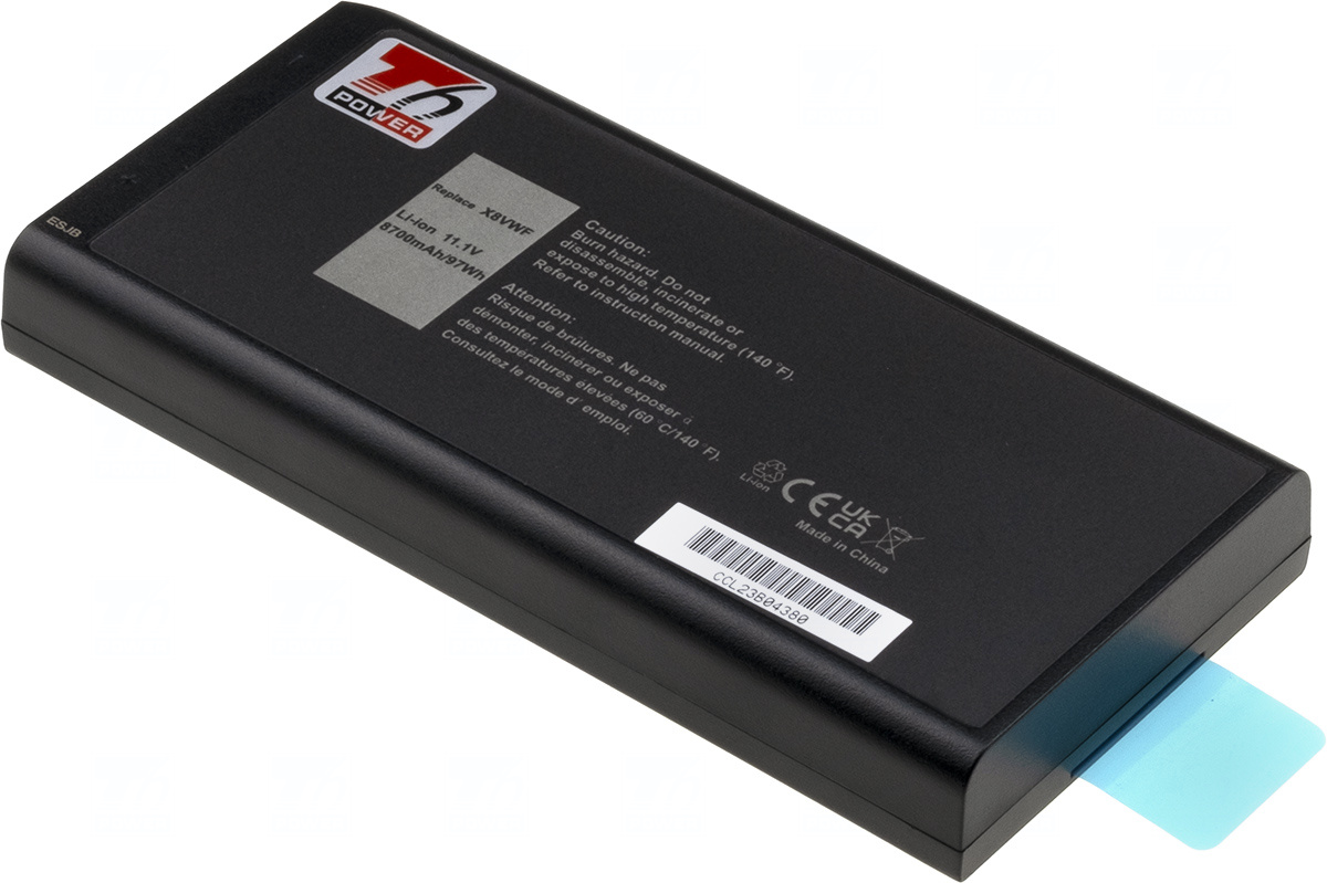 Baterie T6 Power 453-BBBD, 453-BBBE, X8VWF, VCWGN, 4XKN5, 5XT3V, 09FN4, CJ2K1, DKNKD, W11CK, XRJDF, YGV51