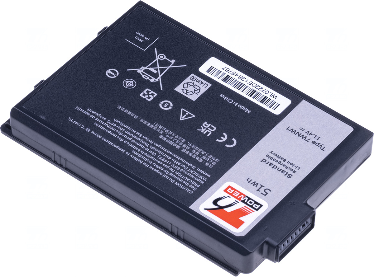Baterie T6 Power 451-BCHS, 451-BCHV, 1Y62C, 6NNCF, 7WNW1, DMF8C, DP3KF, GK3D3