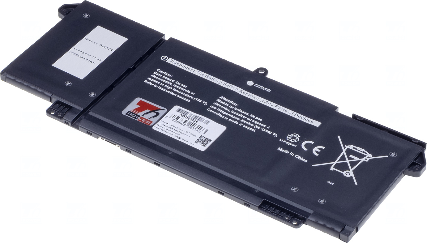 Baterie T6 Power 451-BCSI, HDGJ8, 727CG, 9JM71, MHR4G, GH5Y5