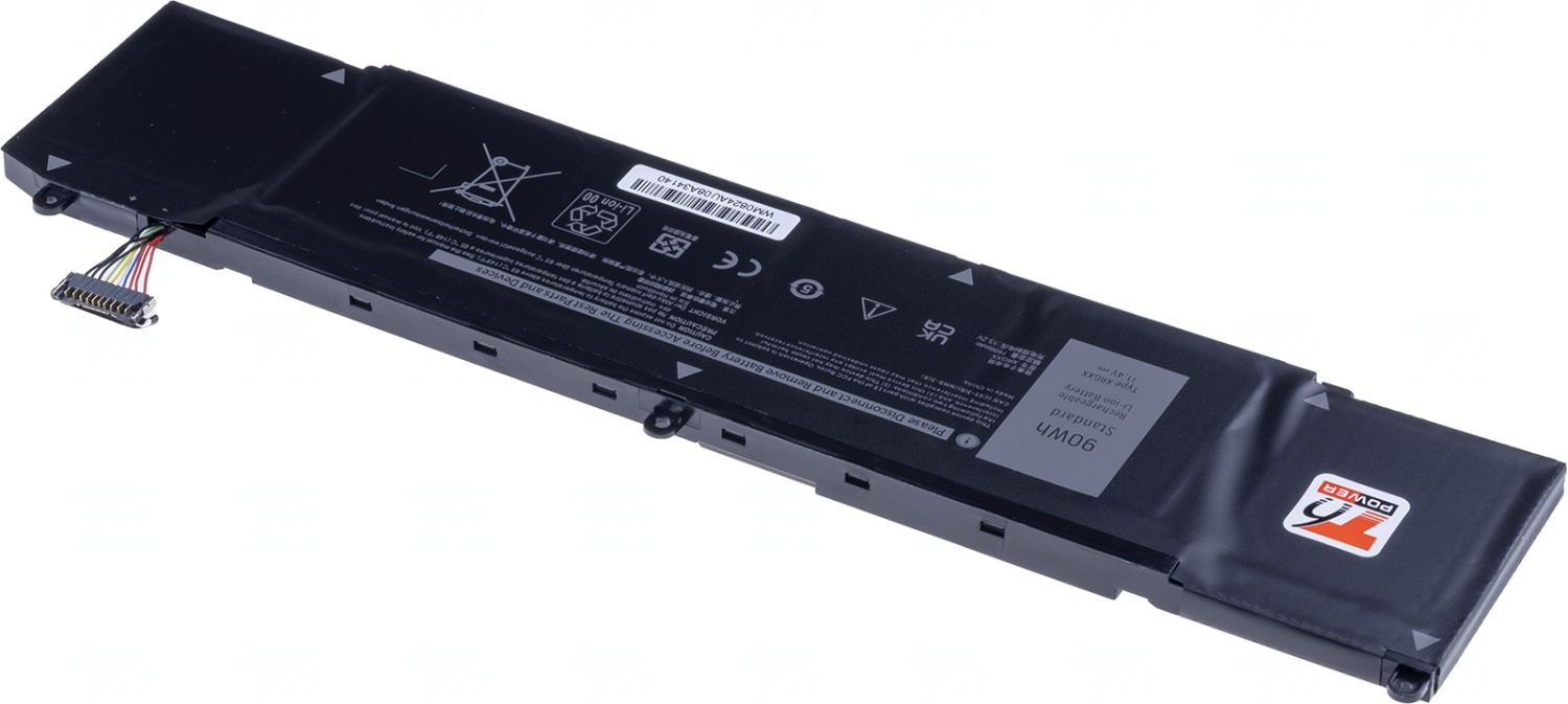 Baterie T6 Power 451-BCHM, 6YV0V, K69WH, XRGXX