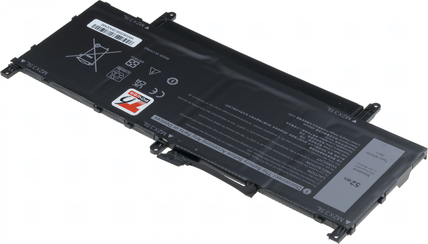 Baterie T6 Power 451-BCOX, 8NFC7, HYMNG, N7HT0, PKW00
