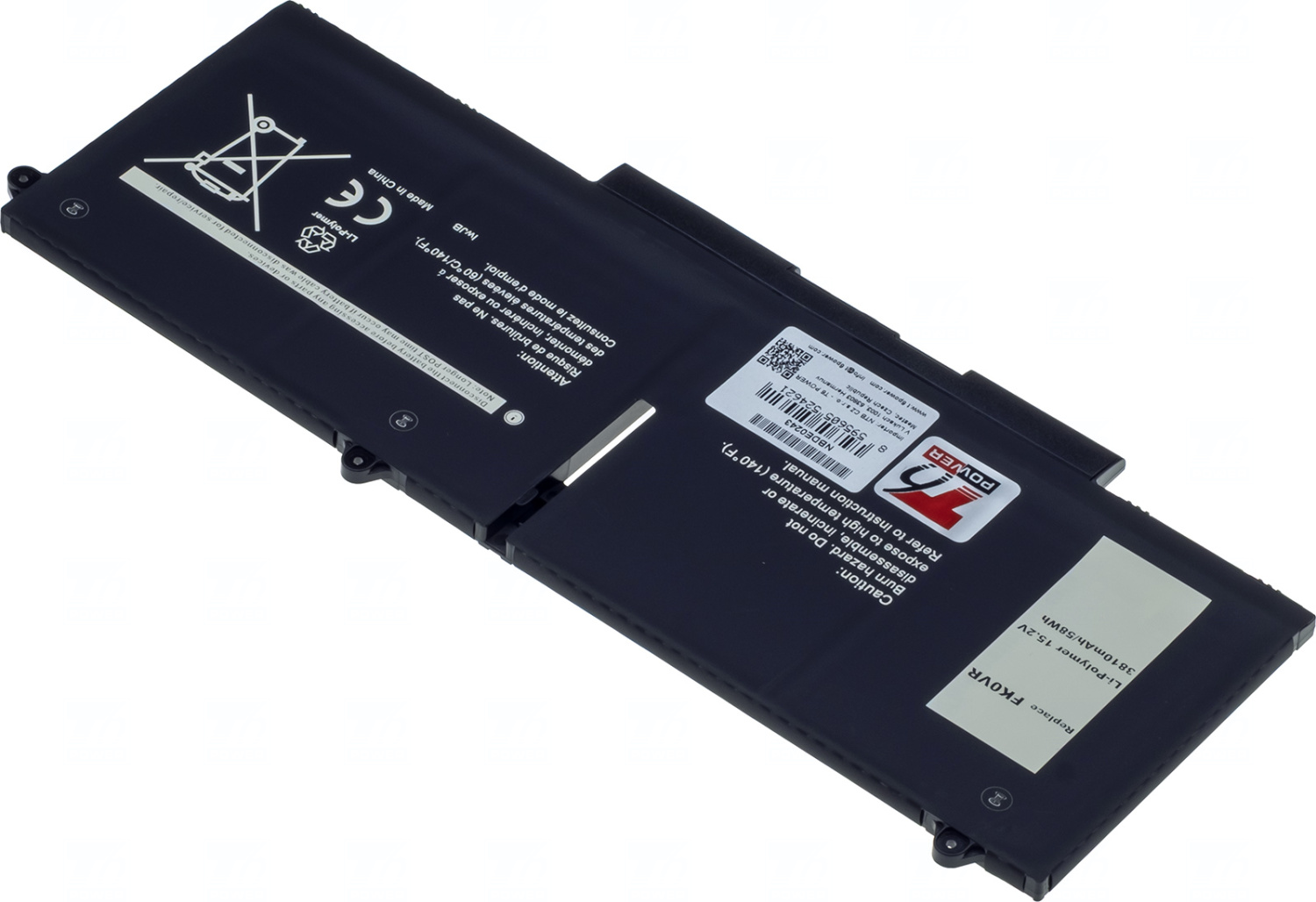 Baterie T6 Power 451-BCWY, 07KRV, 8H6WD, 8P81K, FK0VR, H4PVC, PX0GF, Y86WG