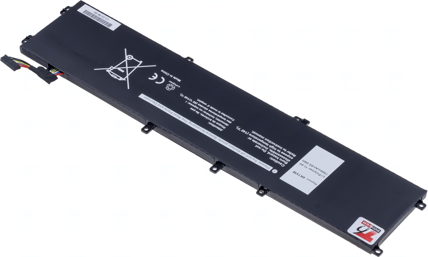 Baterie T6 Power 451-BCQS, 4K1VM, W62W6, XYCW0