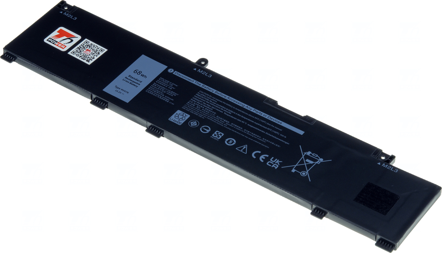 Baterie T6 Power 451-BCPY, MV07R, 72WGV, JJRRD, W5W19
