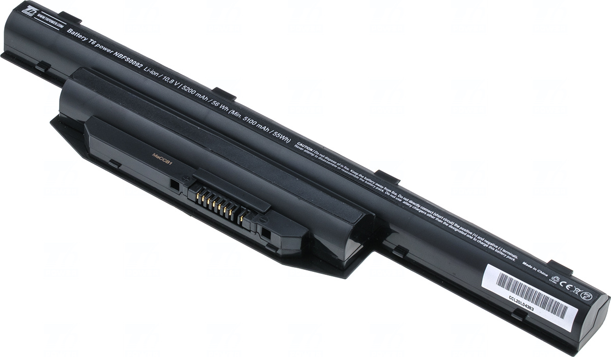 Baterie T6 Power FMVNBP227A, FMVNBP228, FPCBP404, FPCBP405, FPCBP416AP, FPCBP429, FPCBP434, FPCBP443, FPB0297S, FPB0300S, FPB0319S