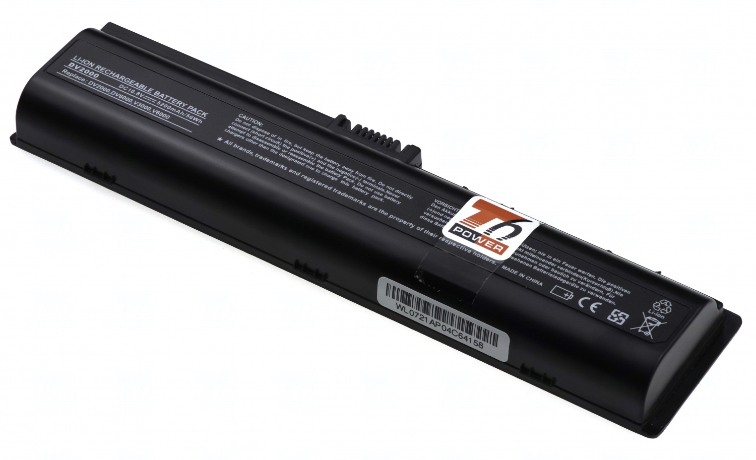Baterie T6 Power 417066-001, 411462-421, HSTNN-LB31, EVO88AA, EX941AA, HSTNN-DB31, HSTNN-DB32, HSTNN-LB42, 411463-141, 417067-001, 432306-001, 441243-241, 441243-141, 441243-421