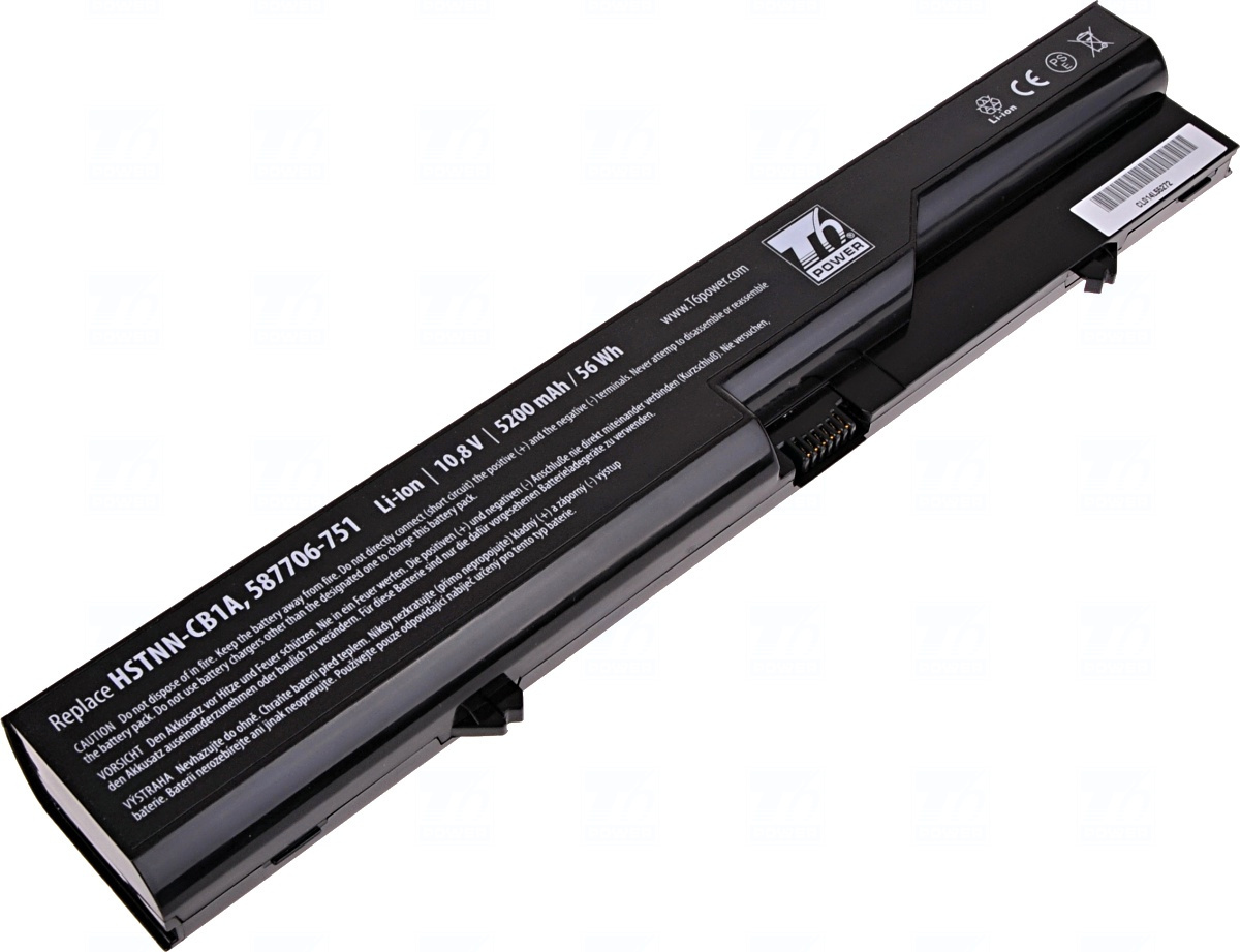 Baterie T6 power 593572-001, 587706-751, HSTNN-CB1A, BQ350AA, 587706-761, 587706-121, 587706-421, HSTNN-CB1B, HSTNN-DB1A, HSTNN-DB1B, HSTNN-I85C, PH06