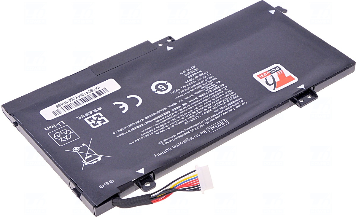 Baterie T6 power LE03XL, LE03, 796356-005, LE03048XL, 796220-541, 796220-542, 796220-831, HSTNN-PB6M, HSTNN-UB6O, HSTNN-YB5Q, TPN-W113, TPN-W114, TPN-W116
