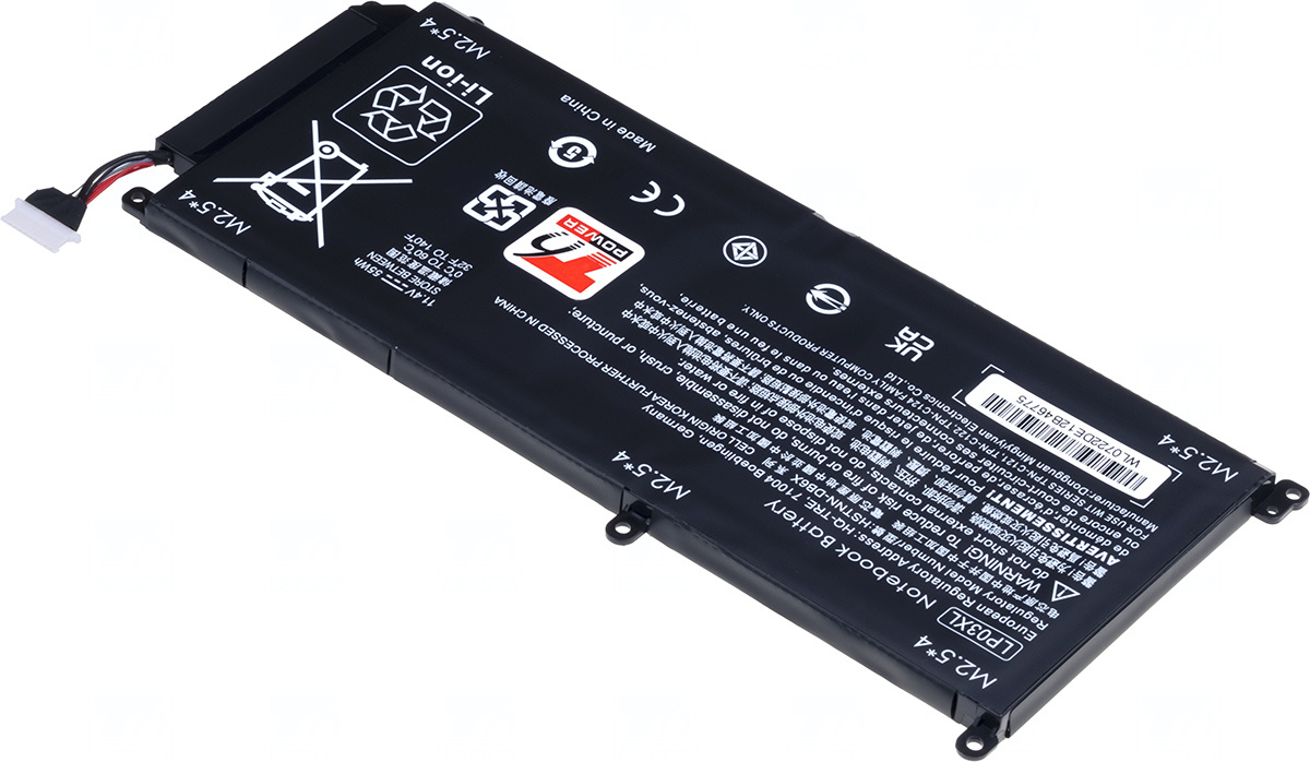 Baterie T6 Power LP03XL, 805094-005, 807417-005, LP03048XL, LP03055XL, 804072-241, 804072-541, 807211-121, 807211-221, 807211-241, HSTNN-DB6X, HSTNN-DB7C, HSTNN-UB6R, TPN-C121, TPN-C122, TPN-C124