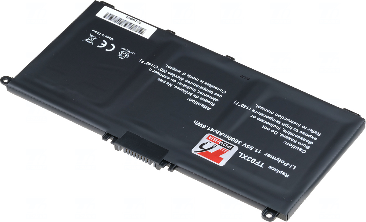 Baterie T6 Power TF03XL, 920070-855, 920046-121, 920046-421, HSTNN-LB7X, HSTNN-LB7J, HSTNN-IB7Y, HSTNN-UB7J, 920046-541, TF03041XL, TPN-Q188, TPN-Q189, TPN-Q190, TPN-Q191, TPN-Q192, TPN-Q196, TPN-C131