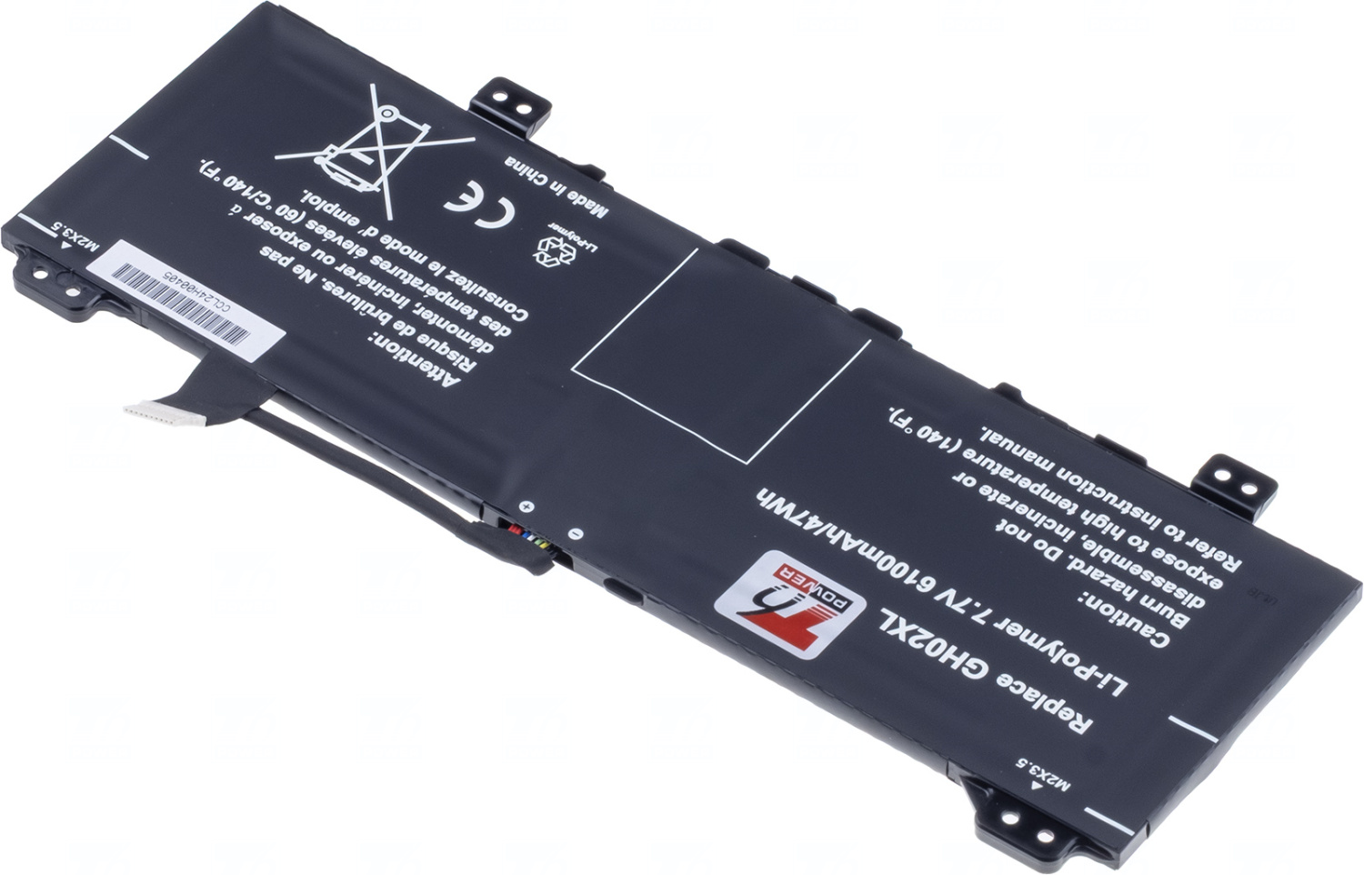 Baterie T6 Power GH02XL, L75783-005, L75783-006, L75783-007, GH02044XL, GH02047XL, L75253-1C1, L75253-1D1, L75253-271, L75253-2C1, L75253-541, L75253-AC1, N19892-005, N93346-001, HSTNN-DB9M, HSTNN-IB9C