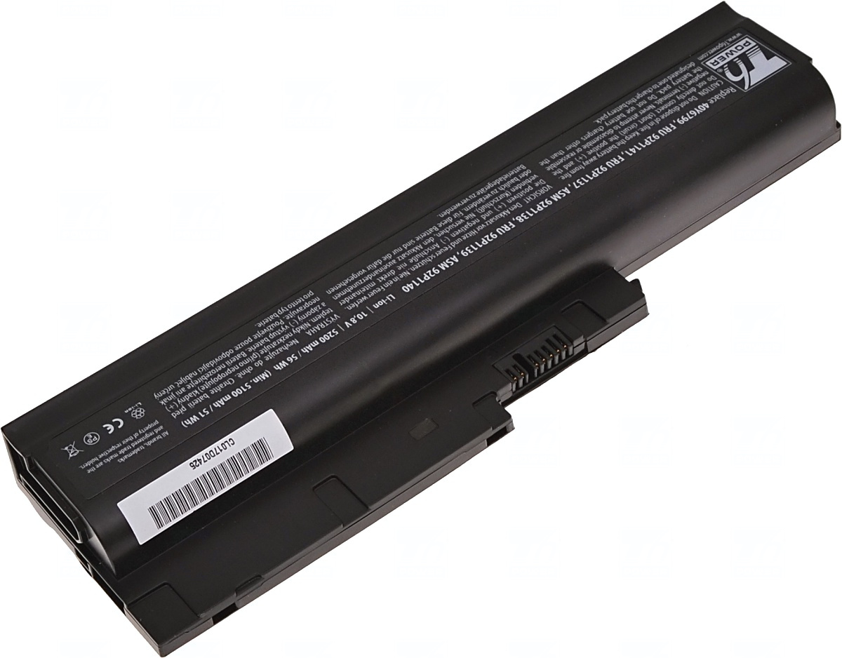Baterie T6 power 40Y6799, FRU 92P1137, ASM 92P1138, FRU 92P1139, ASM 92P1140, FRU 92P1141, 42T5233, 42T4513, 42T4504, 42T4621, 42T4572, 42T4566
