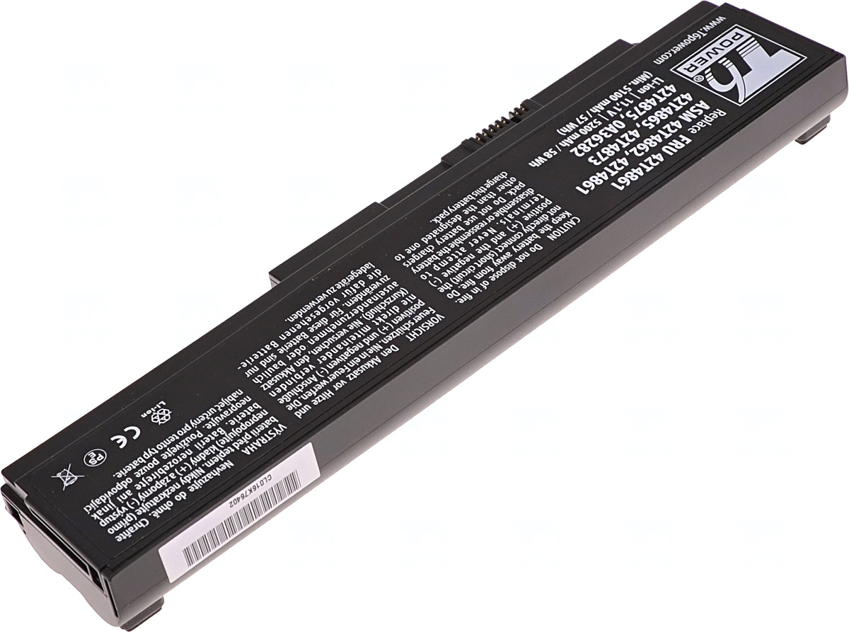 Baterie T6 Power 42T4861, 42T4865, 42T4873, 42T4875, 42T4862, 42T4863, 0A36282, 29+