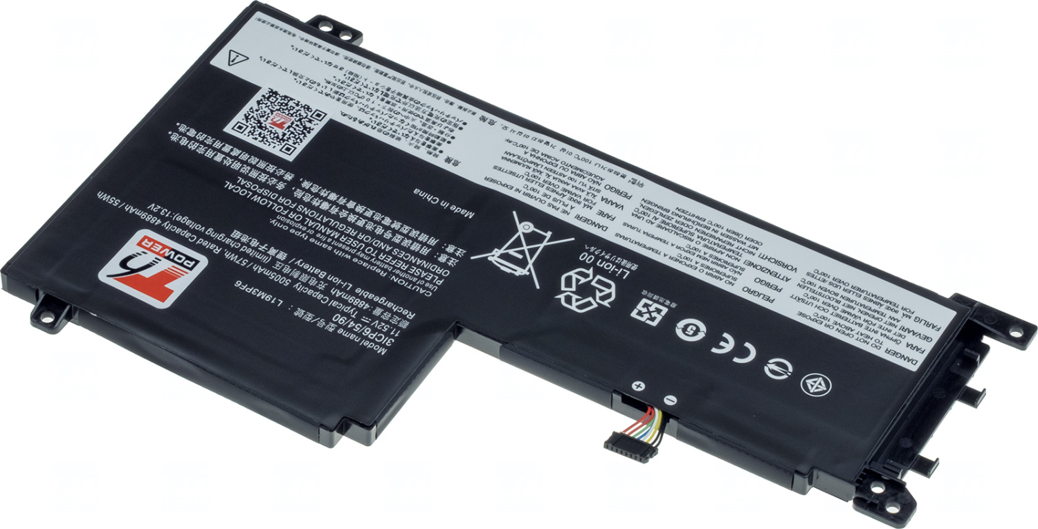Baterie T6 Power L19C3PF5, L19L3PF2, L19M3PF6, 5B10W86944, 5B10W86945, 5B10W86947, 5B11N52016, 5B11N52035, 5B11N52036, SB10W86938, SB10W86952, SB10W86961, SB11N52012, SB11N52022, SB11N52047