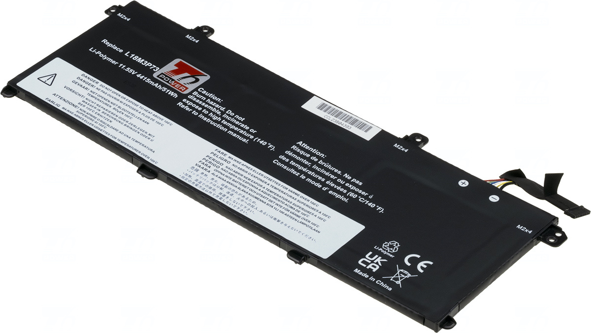 Baterie T6 Power 02DL007, 02DL008, 02DL009, 02DL010, 5B10W13877, 5B10W13905, 5B10W13906, 5B10W13907, 5B10W13908, 5B10W13954, 5B10W51826, 5B10W51827, 5B10W51829, 5B10W51830, L18C3P71, L18C3P72, L18L3P73, L18M3P73, L18M3P74