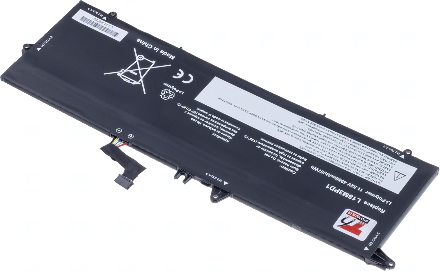 Baterie T6 Power L18C3PD1, L18C3PD2, L18L3PD1, L18M3PD1, L18M3PD2, 02DL013, 02DL014, 02DL015, 02DL016, 5B10W13878, 5B10W13909, 5B10W13910, 5B10W13911, 5B10W13912, 5B10W13955, 5B10W51836, 5B10W51837, 5B10W51839, 5B10W51840