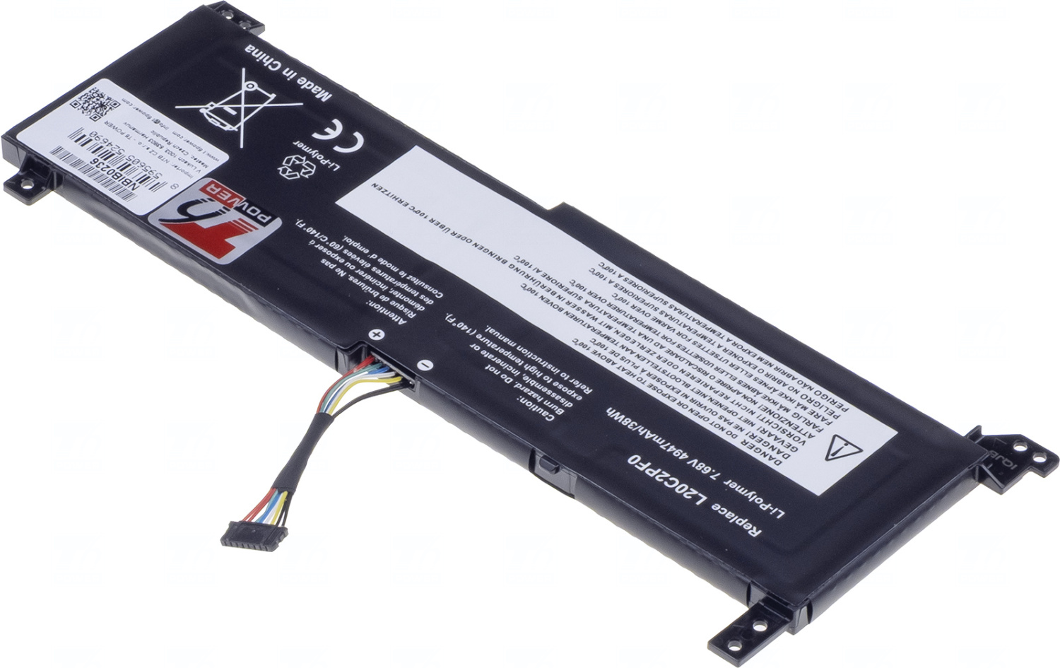 Baterie T6 Power L20B2PF0, L20C2PF0, L20L2PF0, L20M2PF0, L20M2PF8, 5B11B36273, 5B11B36278, 5B11B36280, 5B11B36285, 5B11C94112, 5B11N52011, 5B11N52014, 5B11N52033, 5B11N52038, 5B11N52049, SB11B36272, SB11B36281, SB11B36282, SB11B36284