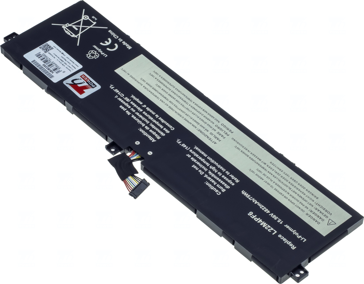 Baterie T6 Power L22C4PF6, L22M4PF6, 5B11K40866, 5B11K40867, 5B11N45312, 5B11N45324, SB11K40864, SB11K40865, SB11N45299, SB11N45323