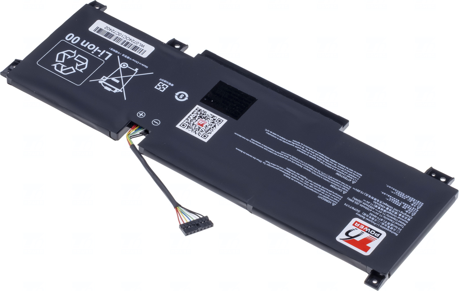 Baterie T6 Power BTY-M492 black connector