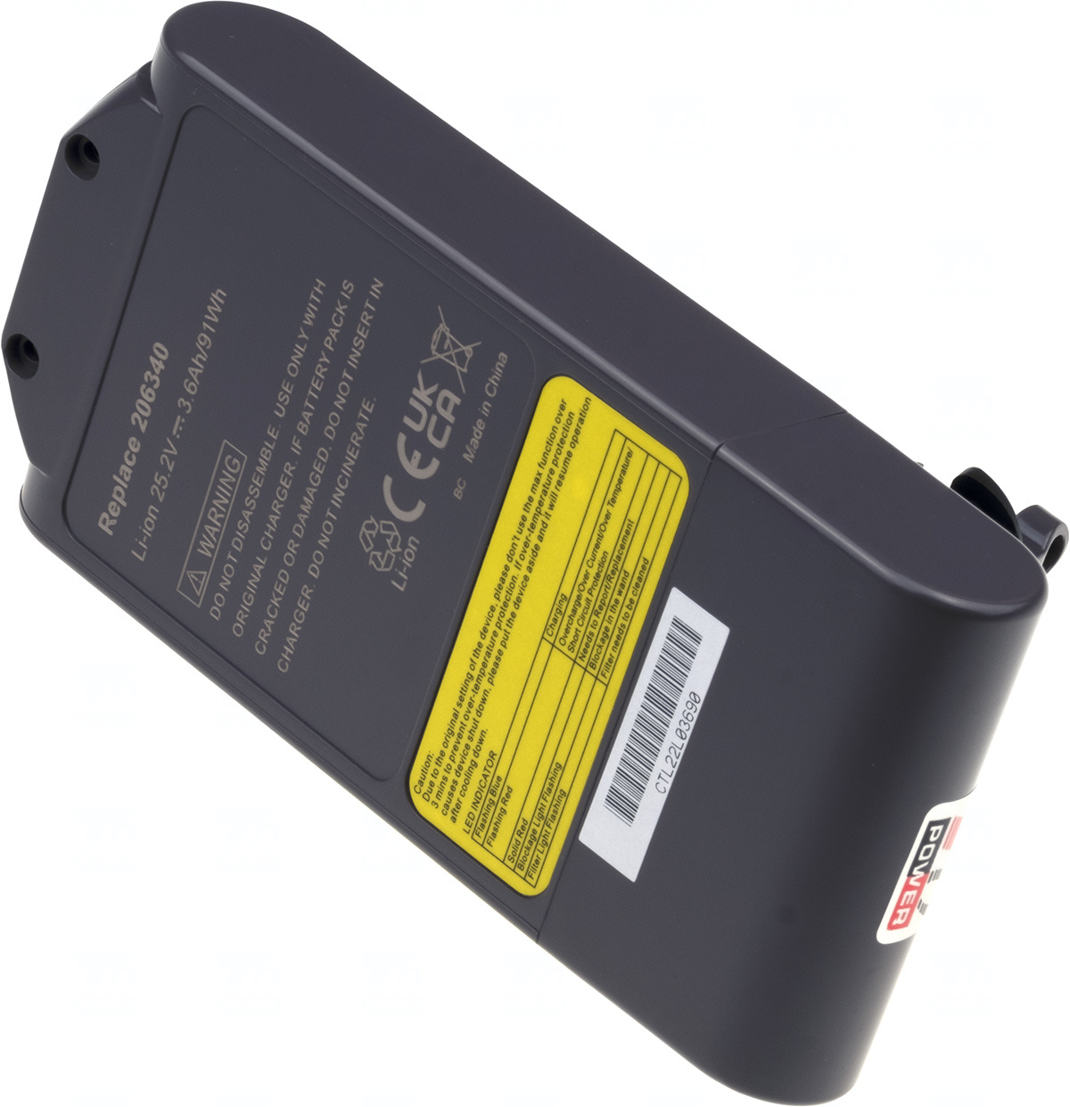 Baterie T6 Power 206340, 969352-02