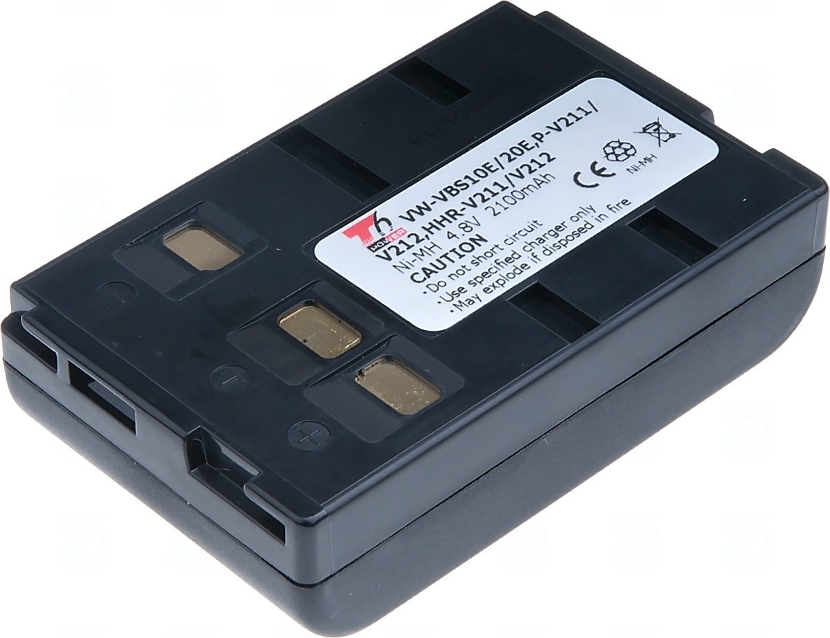 Baterie T6 Power HHR-V20, HHR-V211, P-V211, HHR-V211T/1H, P-V211T, VSB0200, VW-VBS10, VW-VBS10E, VP155